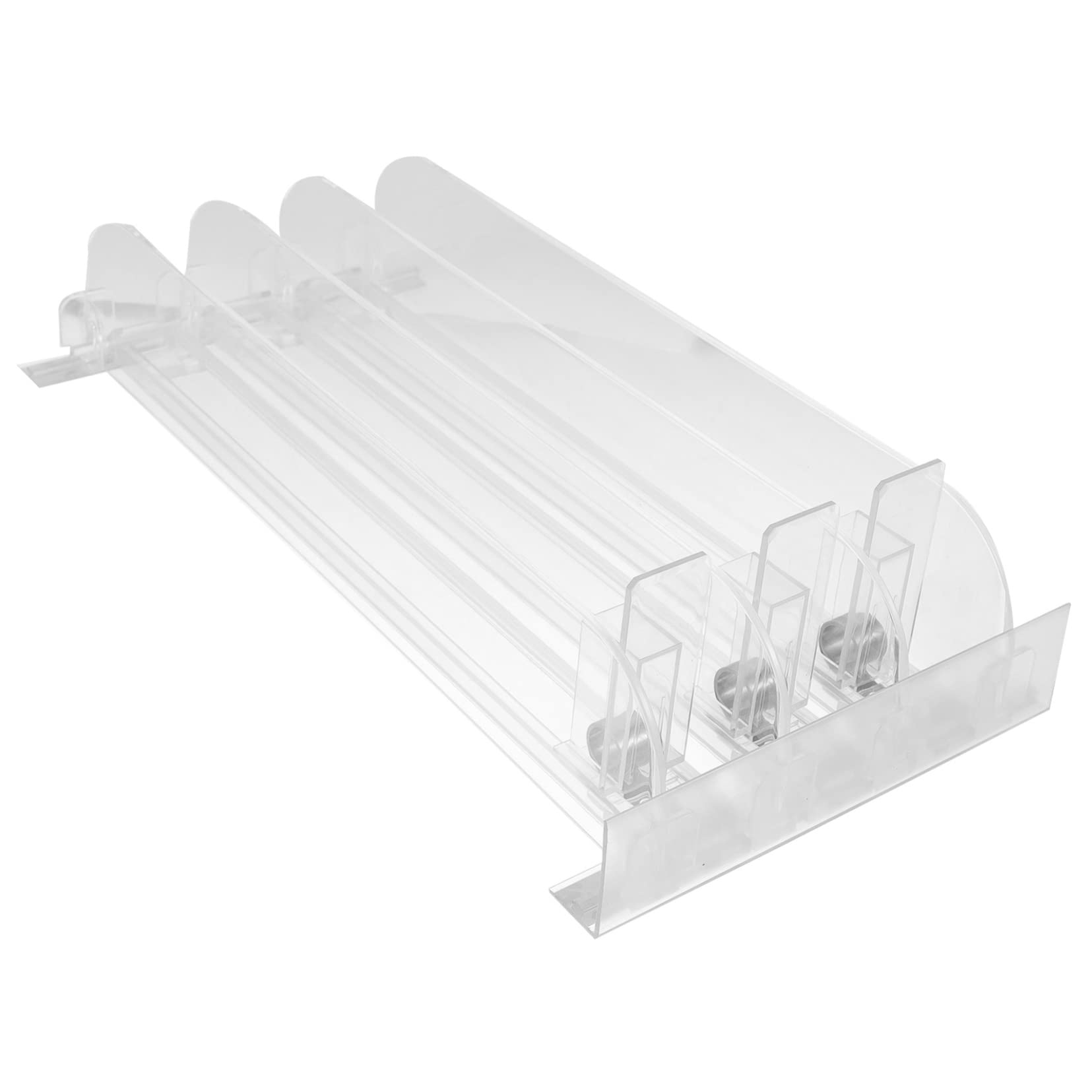 MUCKLILY 3pcs Automatic Drink Pusher Machine Easy Install Plastic Replenishment for Supermarket Shelf Efficient Snack Cosmetics Display