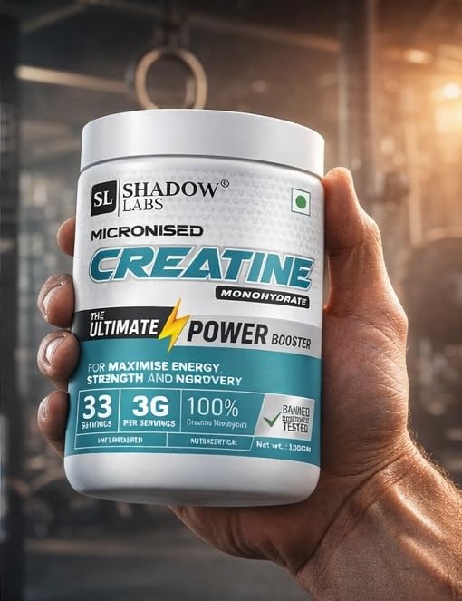 Image of Shadowlabs Creatine Monohydrate Powder 100g