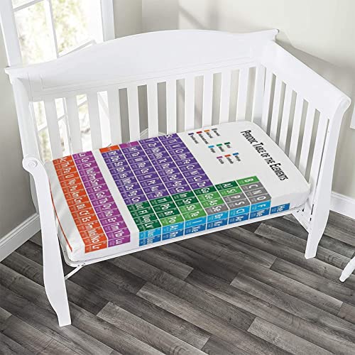 Decorative Crib Sheet,School Fitted Microfiber...