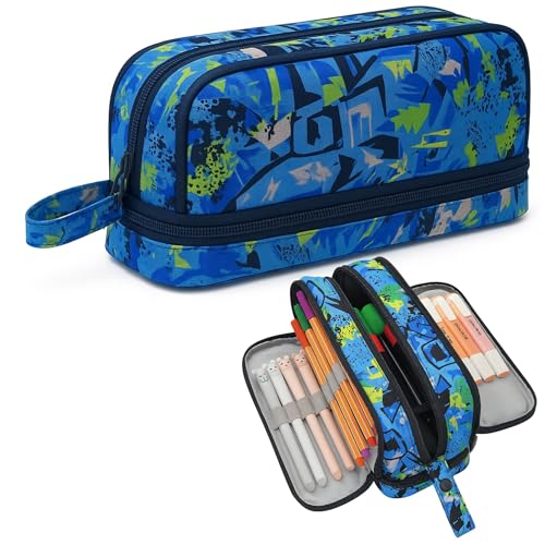 TailoKids® - Estuche Escolar 4 Compartimentos Gran Capacidad – Estuches Escolares con Cremalleras para Adolescentes, Primaria, Unisex – Wonderful Special Pencil Case – Impermeable - Estuche Portatodo.