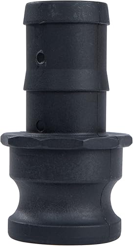 2 piezas de accesorios de bloqueo de leva de polipropileno (1-12 pulgadas parte E) accesorios de manguera de leva y ranura, adaptador macho x