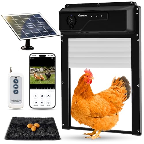 CHICKAURA Solar Door with Camera