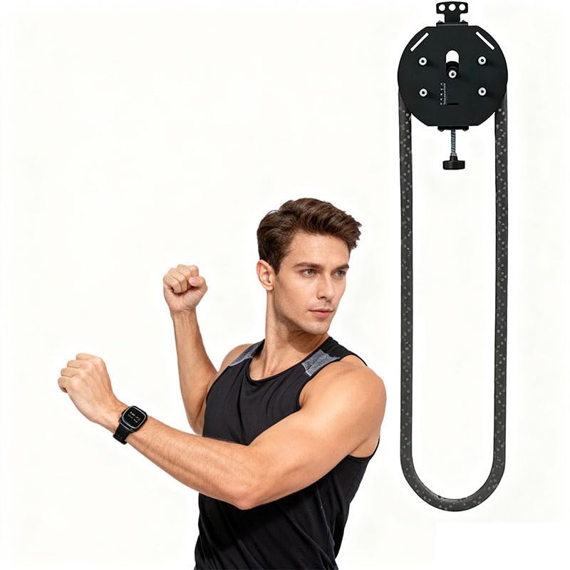Endless - Entrenador de cuerda con resistencia ajustable de hasta 66 libras, sistema de polea de cable portátil para gimnasio en casa, ligero de 17 libras, opción de montaje en rack