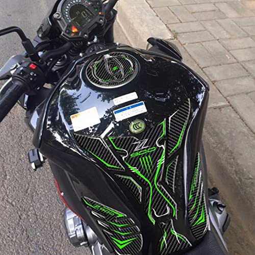 Motorcycle Sticker, Vinyl Decal Emblem Protection, Gas Tank Protector, Tank Pad For Z900 (Black) #TOP6