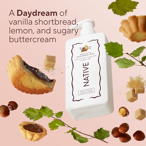 Native Daily Clean Conditioner, Silicone and Sulfate Free, Hazelnut & Shortbread Crust, 16.5 fl oz - image 2