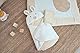 Doudou et Compagnie - Kuschelschlafsack, Hase, Happy Wild – Material Plüsch Beige & Weiß – für Autositz, Cosi, Kinderwagen – 0 bis 6 Monate – 69 cm – Geschenk zur Geburt – DC4041