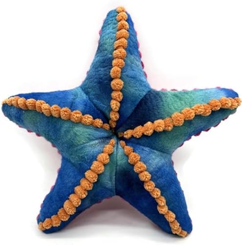 The Petting Zoo Peluche de estrella de mar, regalos para niños, juguete de peluche de estrella de mar, 12 pulgadas (azul)