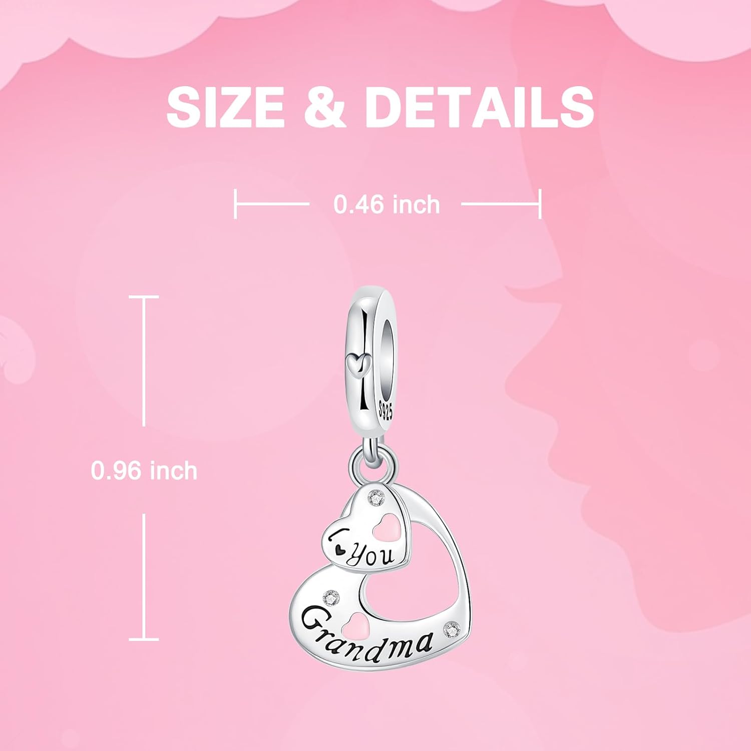 925 Sterling Silver Charm Fits Bracelets and Necklaces Charms for Women Fashion Jewelry for Women, Lover, Mother and Friend - Image 6