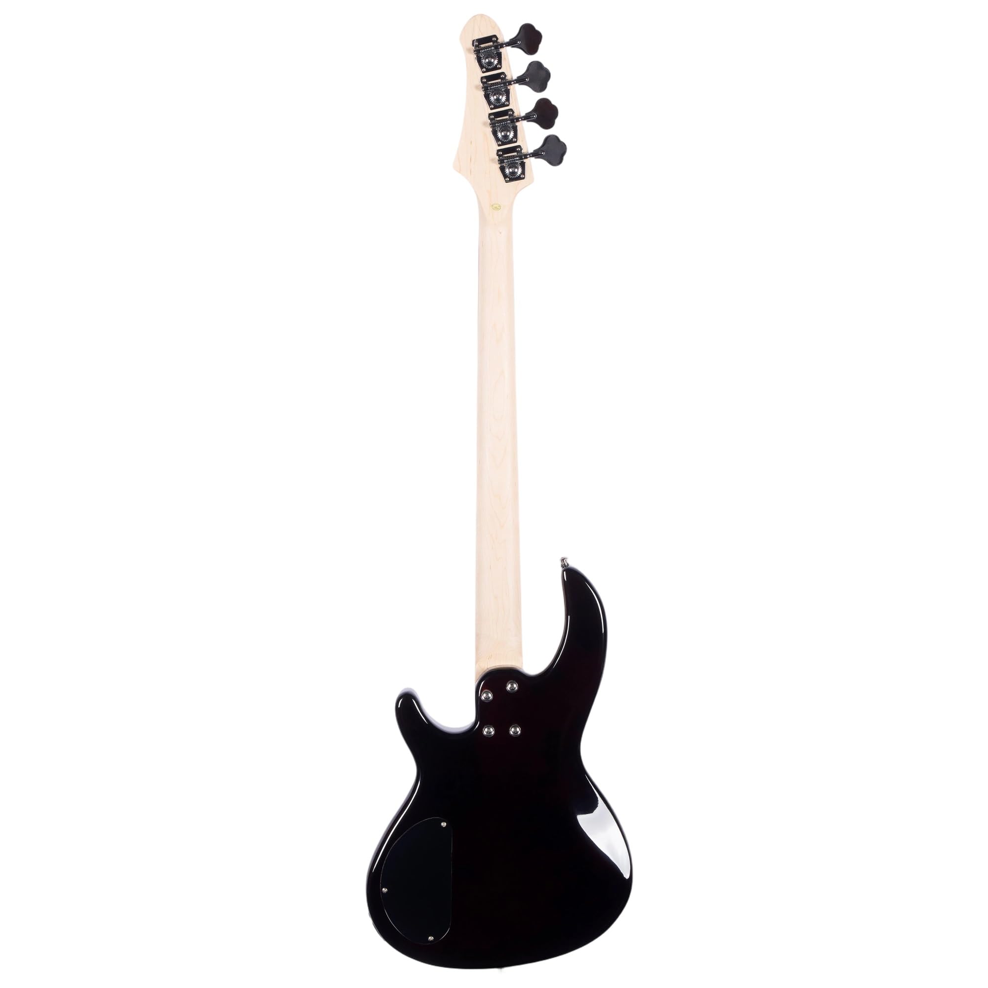 Gitara Elektryczna Gitara Elektryczna Basowa Chromowane Gałki Palisander Podstrunnica Miłośnik Muzyki Profesjonalna Gra(Light Brown)
