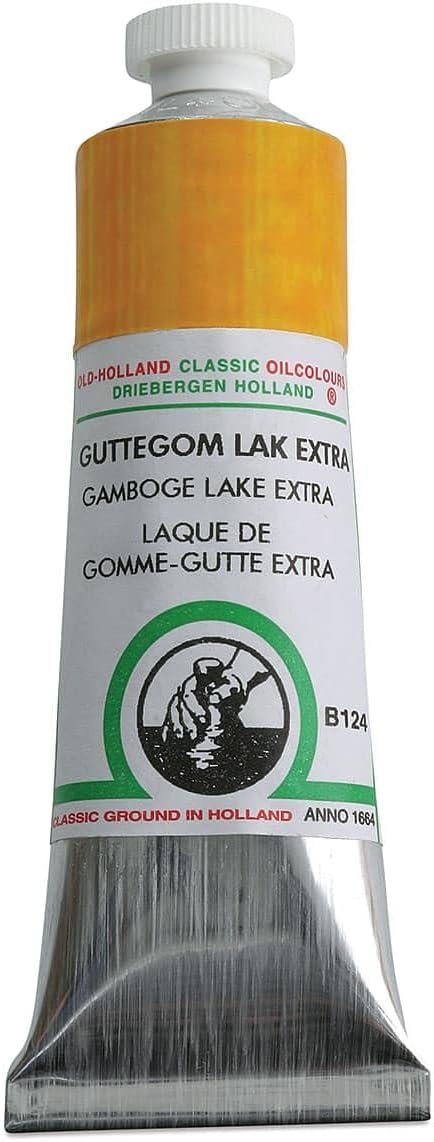 Old Holland Oil Color Gamboge Lake Extra 40 ml tube