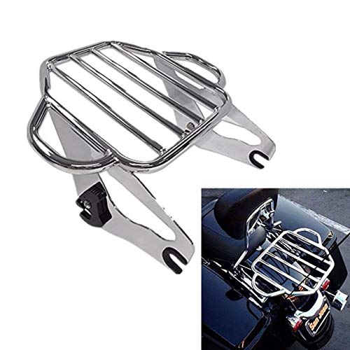 Soporte de equipaje de 4 puntos para Harley Touring 2014-2018 TCMT cromado resistente 4