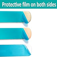 Vista 3 de ABBECIAO Pulsera delgada de cobre macizo, acabado para estampado y grabado de metal, 1/8" x 6"- 14ga. Paquete de 6