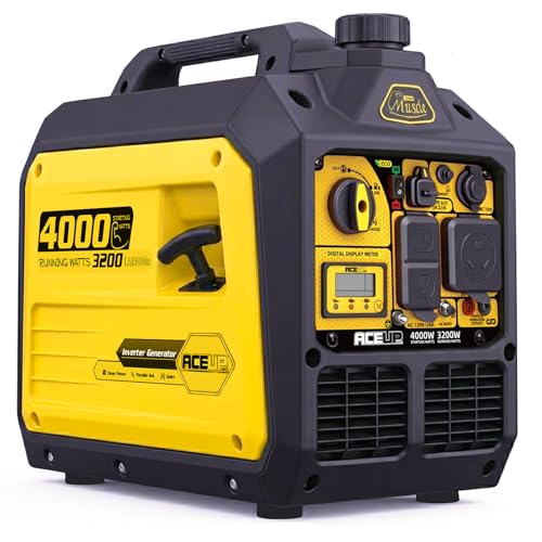 Aceup Energy 4000 Watt Inverter Generator Portable 149cc, Gas Powered Generator Quiet for Home,...