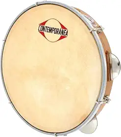 Pandeiro Contemporanea 10 Light 20Lt Pele Couro