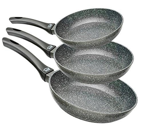 Menax Focus - Sartén de Aluminio Forjado con 5 Capas de Revestimiento Antiadherente StoneTech...