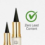 Farmherbs 100% Herbal Kajal Stick for Adults - Olive wax based, certified Lead-free, irritation-free, synthetic chemical-free, waterproof with advanced herbal technology by renowned eyecare institute - Image 2