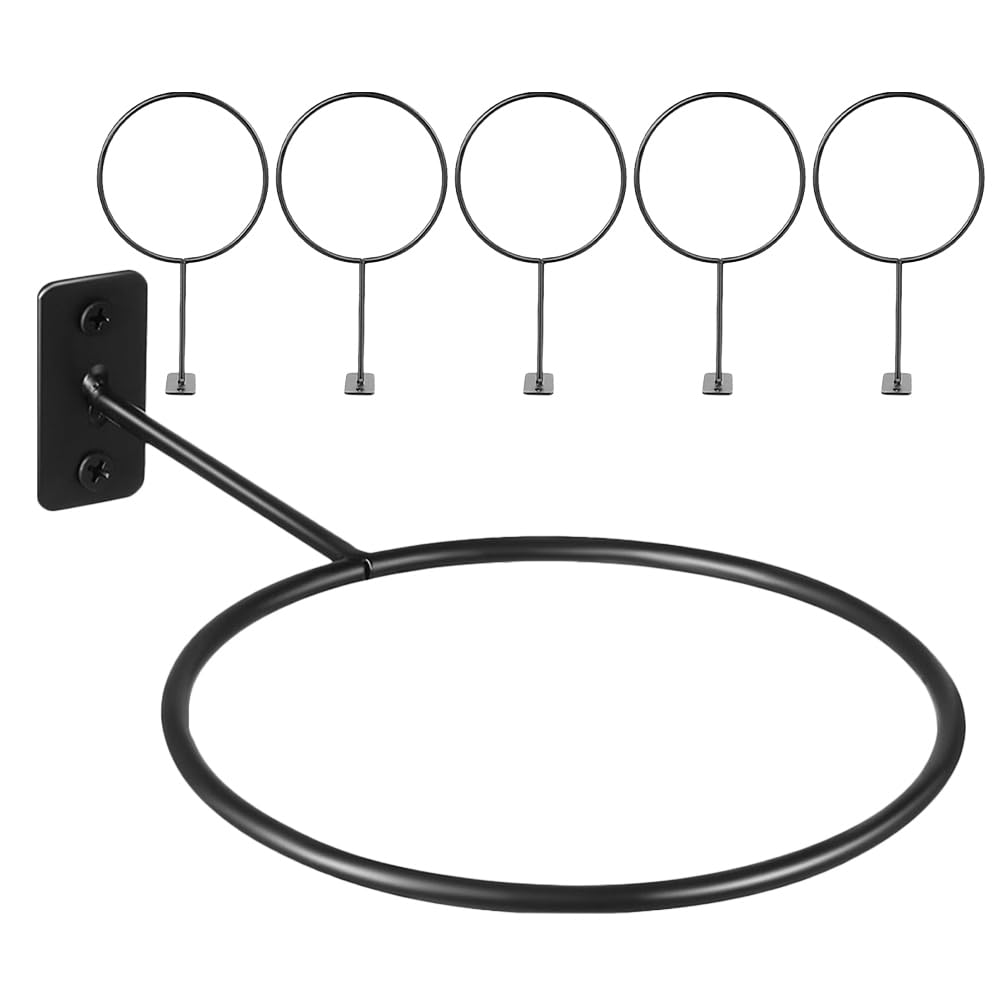INOOMP 6piezas Estante Multifuncional para Balones Deportivas Soporte de Pared para Baloncesto y Fútbol Organizador Colgante para Almacenamiento Casa o Gimnasio para Almacenar Balones