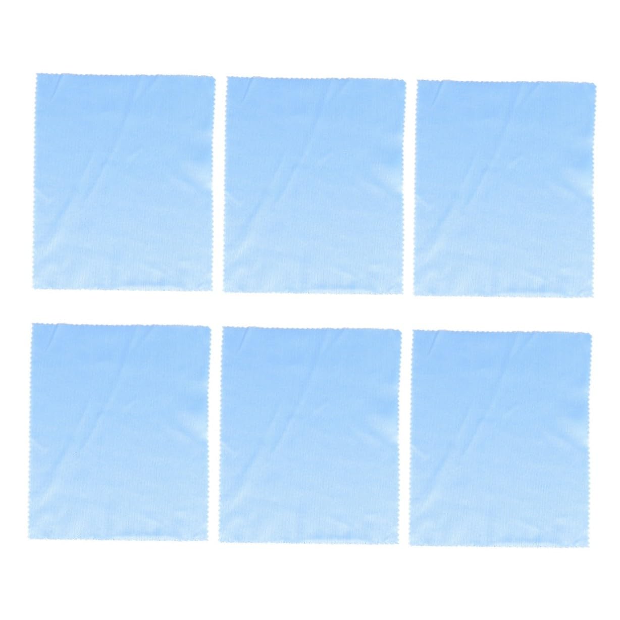 FRCOLOR 100 Stk Linsenreinigungstuch Mikrofaser-Reinigungstücher Mikrofaser Brillenputztuch Bildschirmreinigungstuch Linsenreiniger bildschirmreiniger bildschirm reiniger Blue