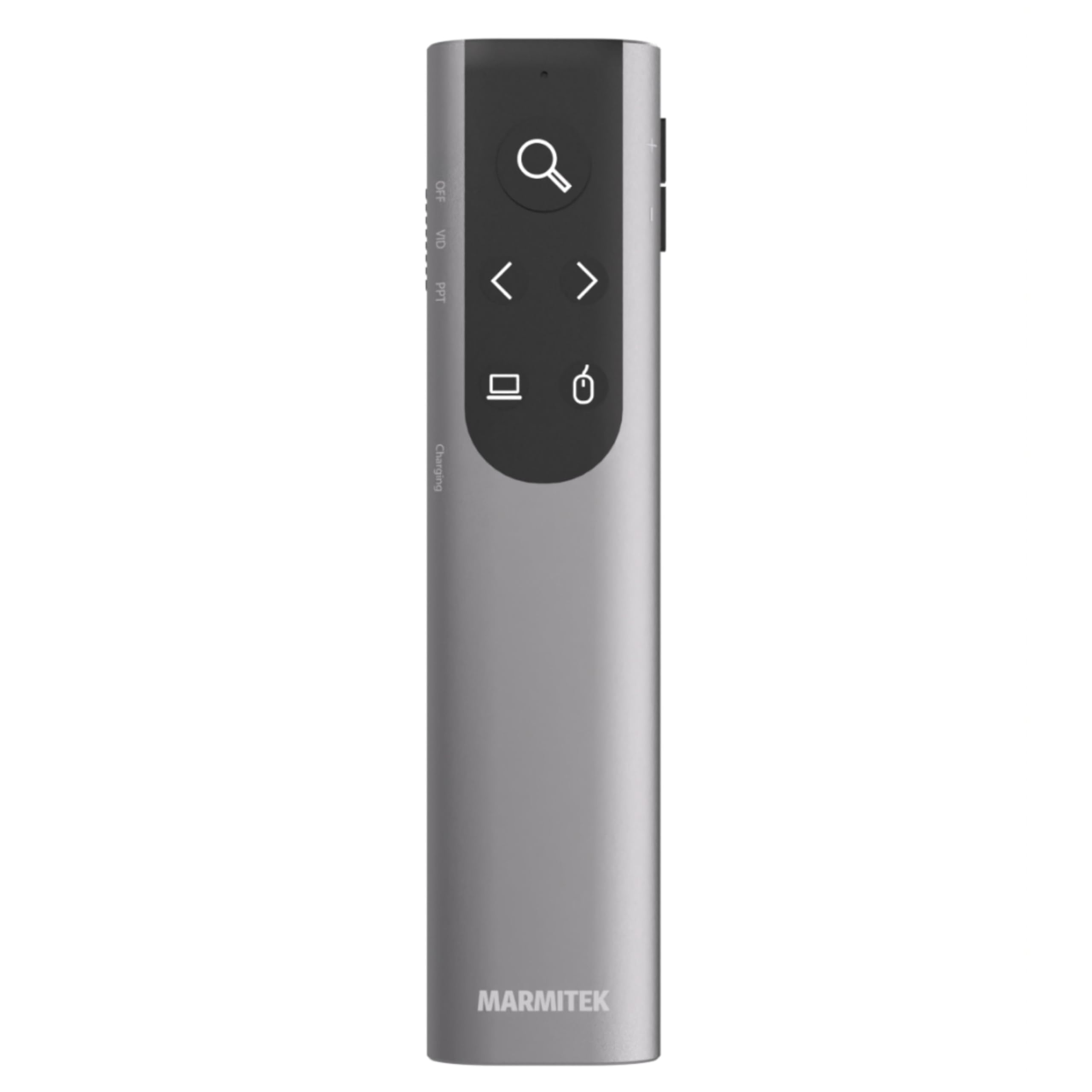Presenter per presentazioni Marmitek WPR 400A – Puntatore digitale e Air Mouse – Funzione zoom e evidenziazione – Ricevitore USB-C e USB-A – Presentazioni – Wireless Presenter – Clicker PowerPoint