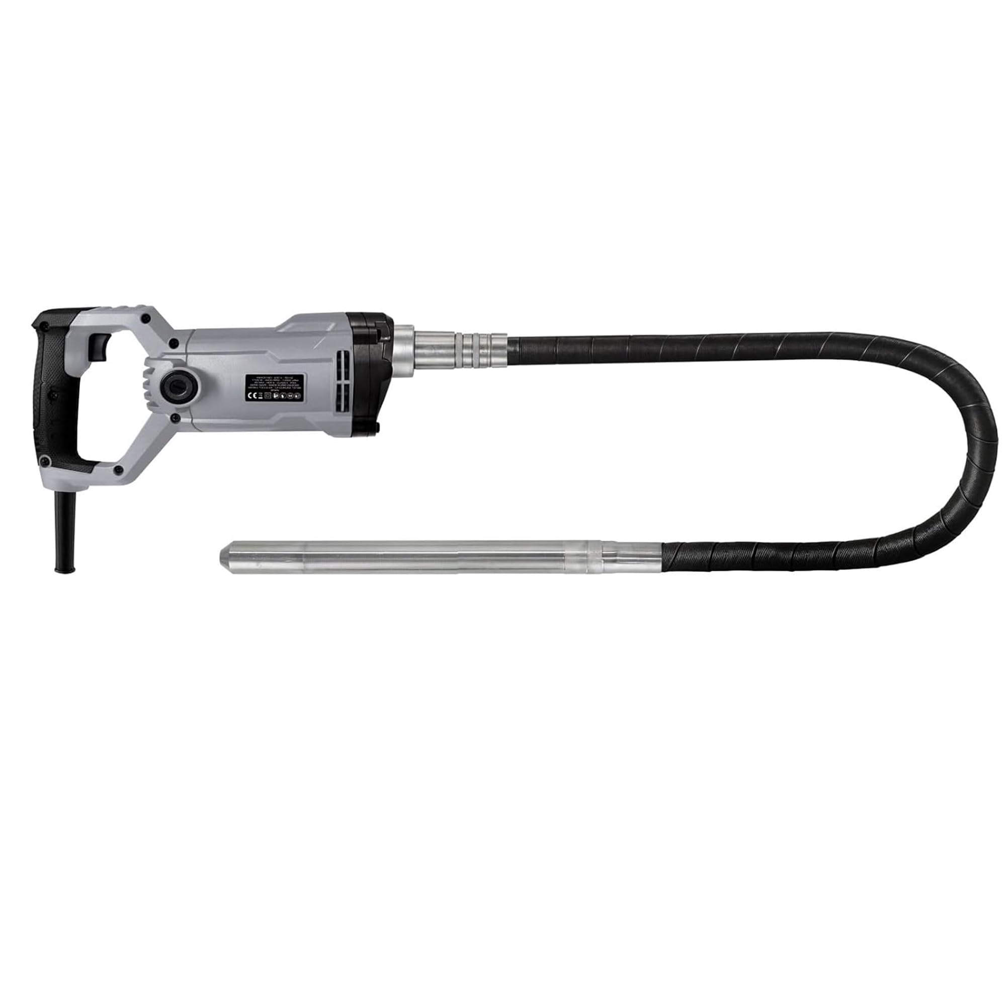 Werku WK400180, Vibrador Hormigón Alta Frecuencia, Calidad Profesional, Potencia 1100 W, Cable Eléctrico 5 m, Incluye PRCD y Manguera-Cabezal 3 m