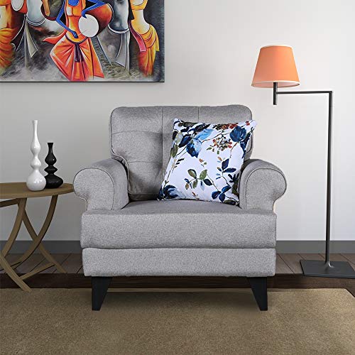 Image of Hometown Paddington Plus Fabric Single Seater Sofa in Beige Color, Large