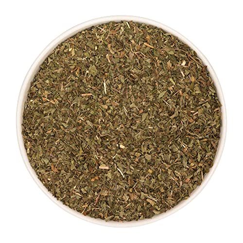 Krauterie Pfefferminze Hund, Einzelfuttermittel für Hunde (100 g), Pfefferminzblätter Geschnitten in Spitzenqualität
