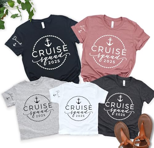 Family Cruise Squad Shirt Cruise Squad 2025 Shirt Cruise T-Shirt Birthday Cruise Shirts Family Cruise Tshirt Cruise Vacation Matching Trip Tee Multicolor