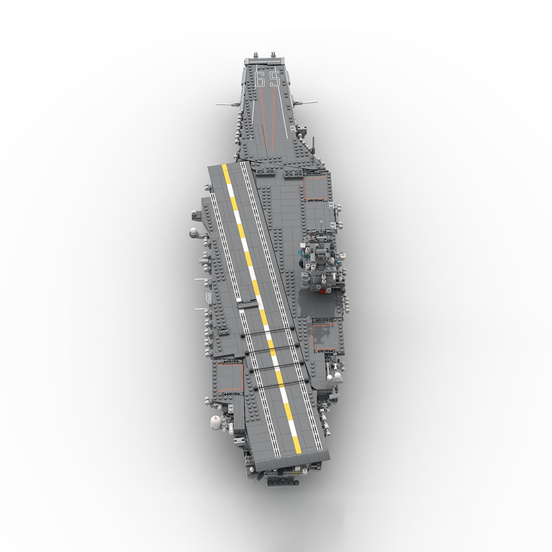 Mocsage 1/350 UCS USS Enterprise CVN-65 Atomgetriebener Flugzeugträger Militärisches Modellbausatz-Set (4941 Teile)