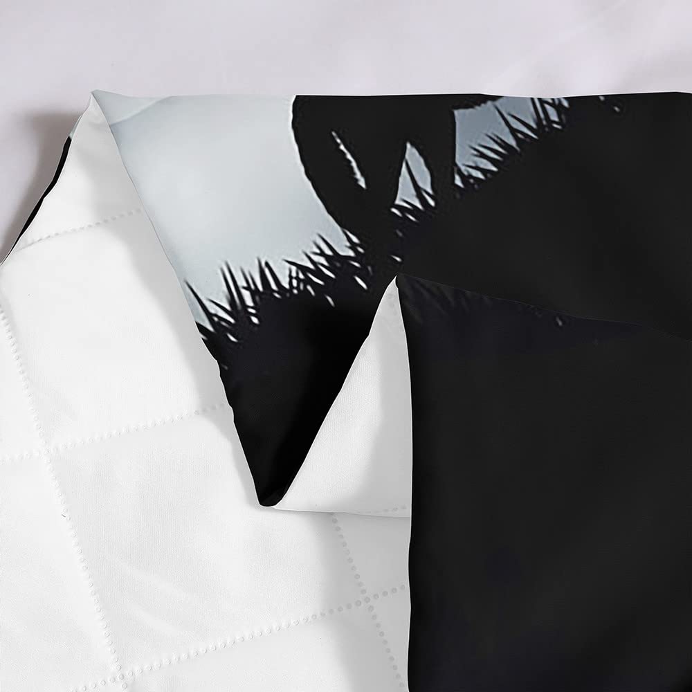 Trapuntino Leggero 3D Lupo E Sogni – Copriletto Goffrato Microfibra Per Letto Matrimoniale E Singolo
