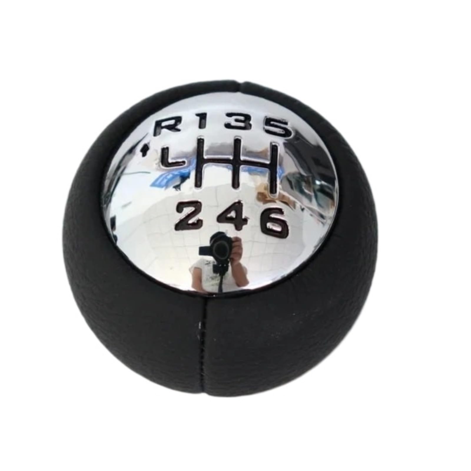DWTNMEX Gear Shift Knob for Peugeot 308 3008 for C6 for Gear Shift Handball Car Lever Head Suitable(6 Speed)
