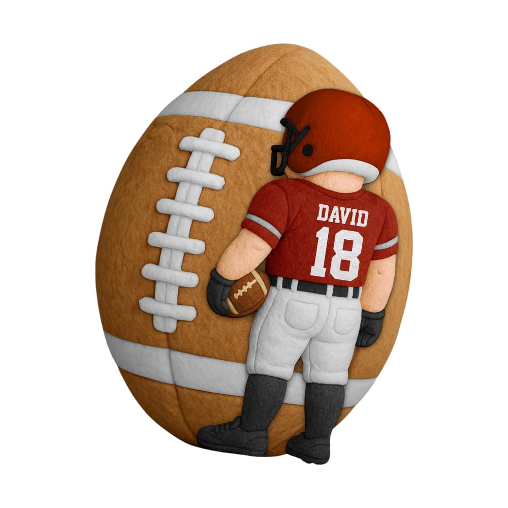 American Football Ugly Plush Pillow Personalized Gift for Football Players