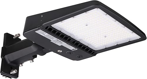 dephen Luz LED de estacionamiento de 200 W, poste para exteriores y montaje en pared, luz de inundación al aire libre 28000Lm 5700K Iluminación de