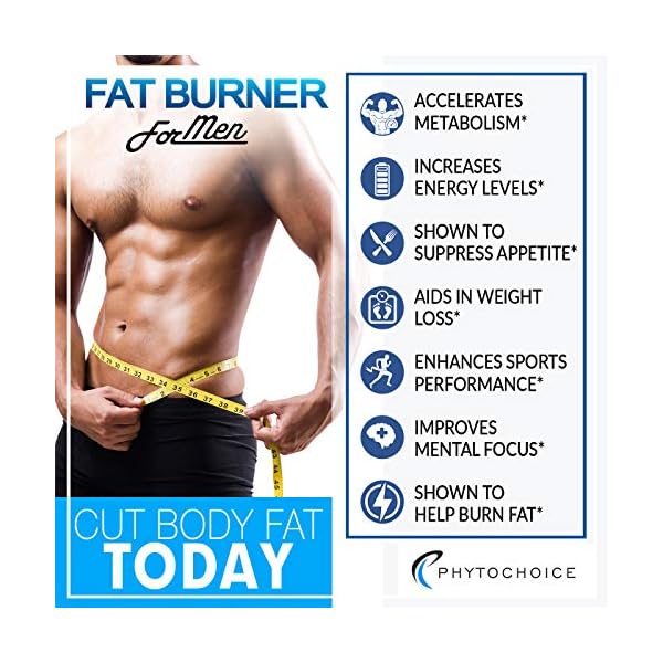 PHYTOCHOICE Thermogenic Weight Loss Diet Pills That Work Fast for Men and Women-Natural Appetite Suppressant-Belly Fat Burner-Carb Blocker-Enhance Exercise Energy to Lose Weight Fast