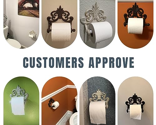 Fleur de lis porta rotolo carta igienica di