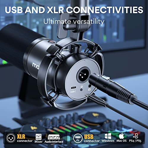 MAONO PD200X USB/XLR Dynamic Mic for Singing, PC, YouTube Recording. Professional Microphone with Programmable Software and 0-Latency - Image 6