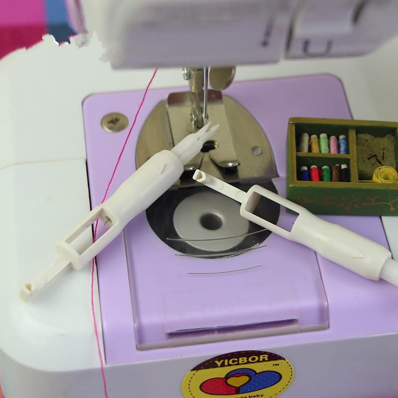 Portable Sewing Needle Threader Bag Sewing Machine Needle Exchange Tool for Household Sewing Threading
