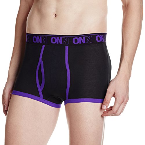Buy ONN Men's Cotton Boxers (8904209867155 862_NavyPrpl_XL_1PC) at