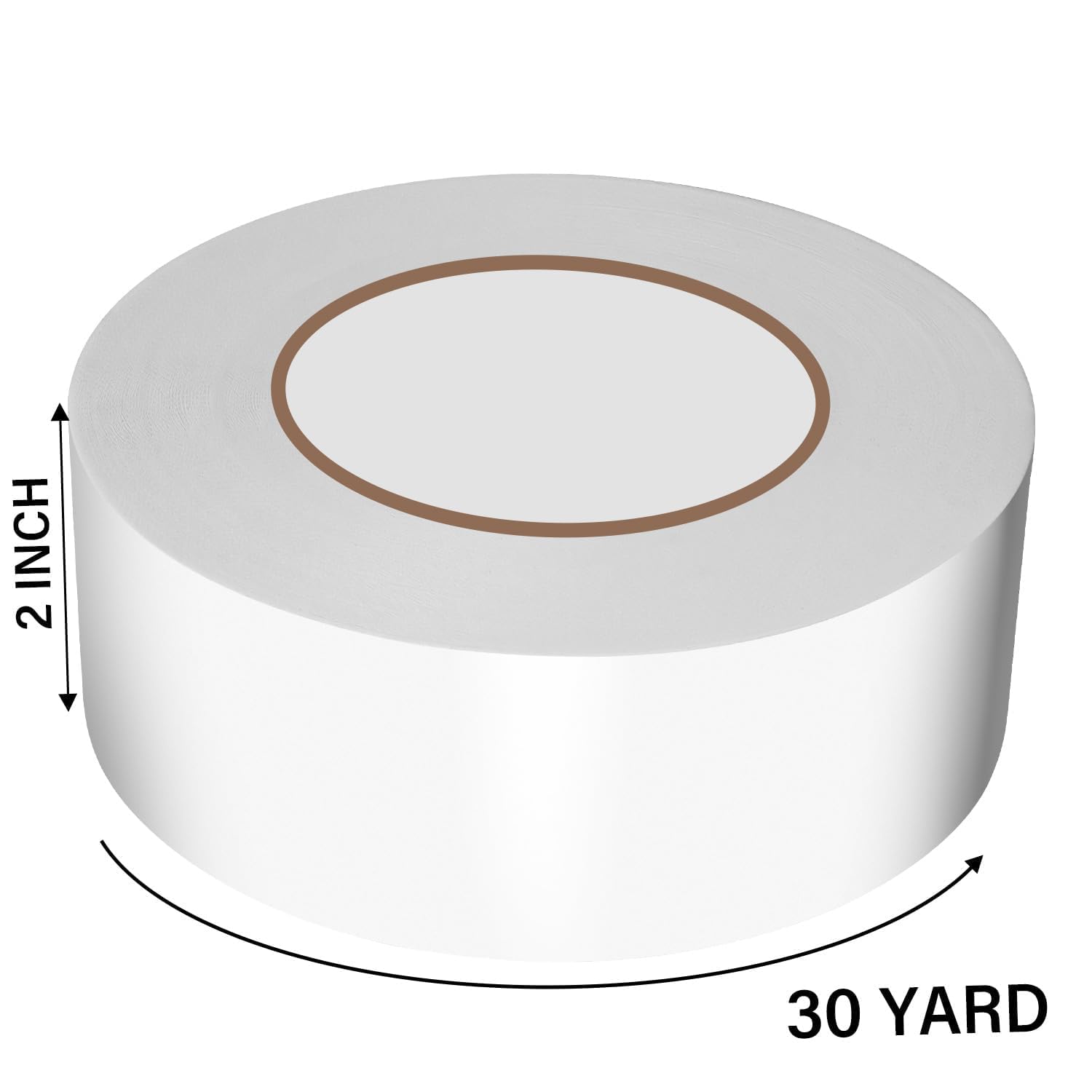 Double Sided Carpet Tape to Fasten Area Rug Edges 2 Inch x 30 Yards, Removable Residue-Free Rug Tape, Heavy-Duty Non Slip Rug Gripper for Living Room, Bathroom, Office to Hardwood, Ripped by Hand 1 Roll Carpet Tape - 2 Inch x 30 Yards