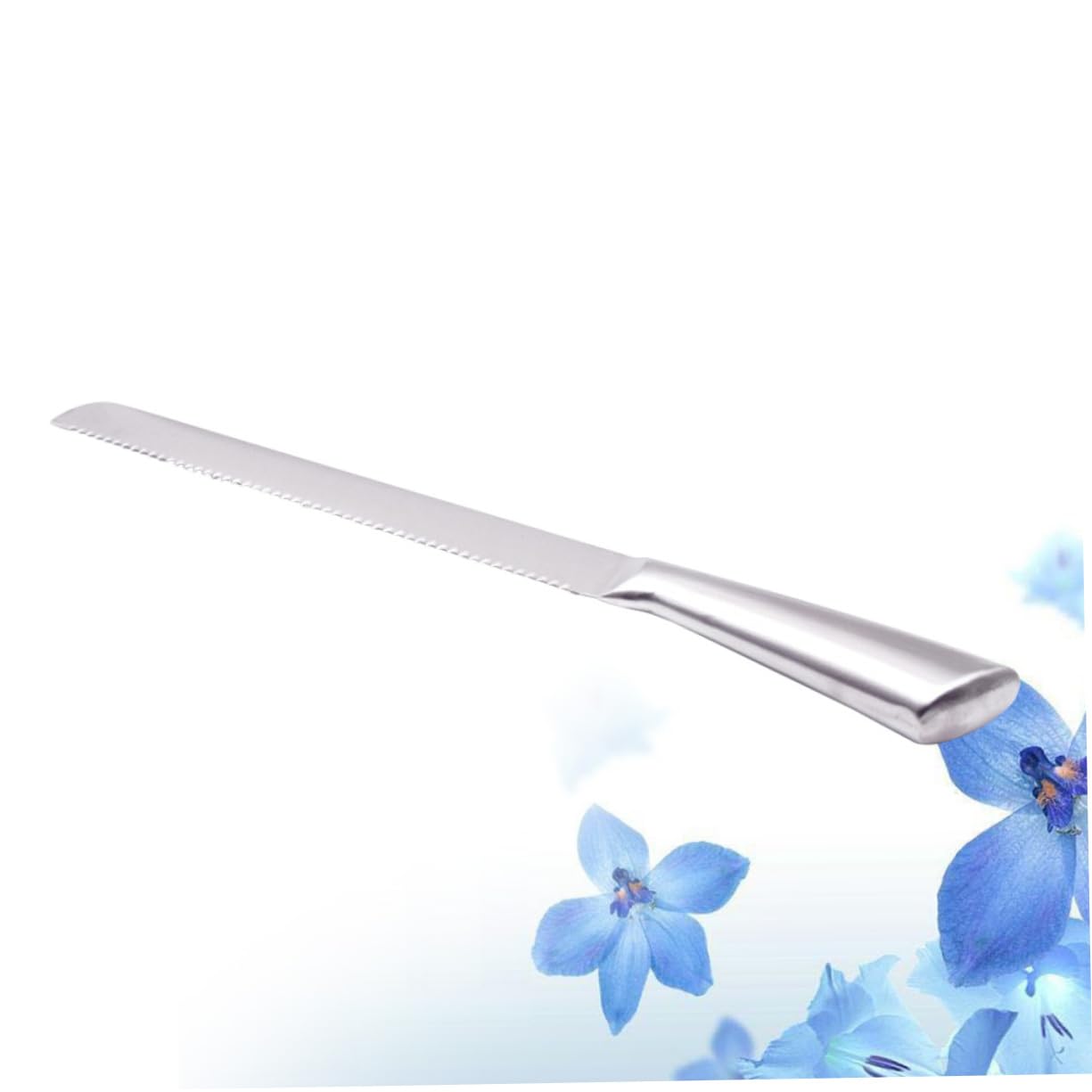 TOPBATHY 3piezas Cuchillo De Pan Inoxidable Dientes Para Pasteles y Pizza Herramienta De Repostería Para Bodas y Cumpleaños
