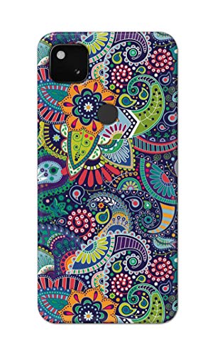 Image of Printed Hard Back Cover Case for Google Pixel 4A 4G Back Cover (Miraculous Patterns) -1803