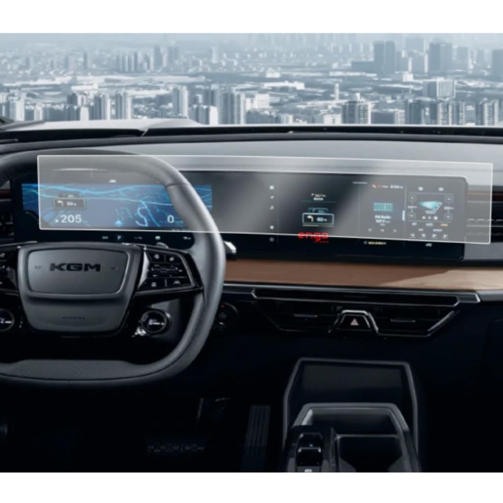 Engo Ssangyong Actyon 12.3 İnç İle Uyumlu Mat Ekran Koruyucu Multimedya Gösterge