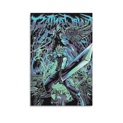 �t�@�C�i���t�@���^�W�[ �|�X�^�[ (23) �E�H�[���A�[�g �������� �G�� �x�b�h���[�� ���r���O �ǂ̊G16x24inch(40x60cm)