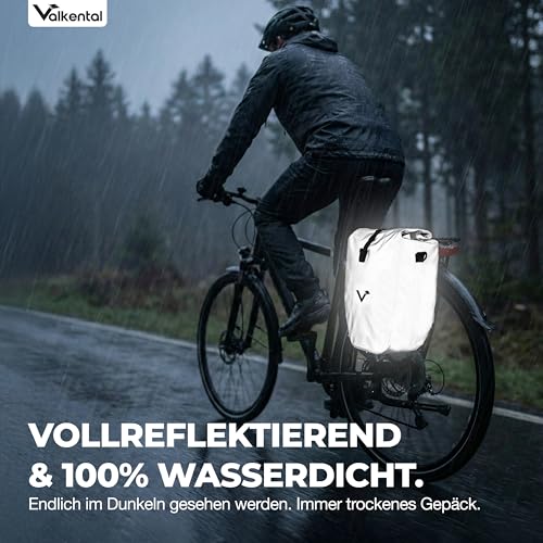 Valkental Gepäckträgertasche, Wasserdicht & Abschließbar – Ansicht 5