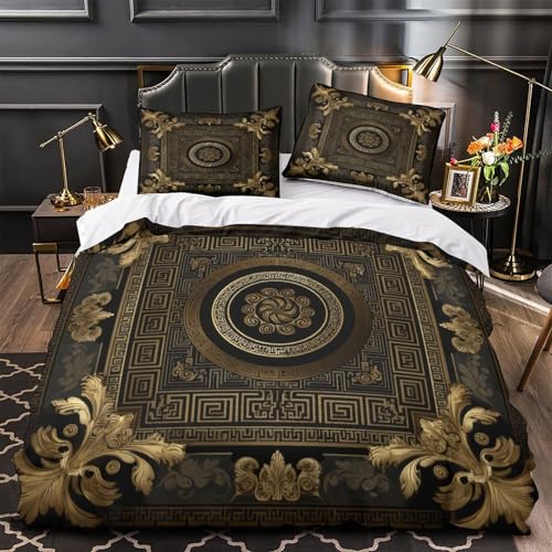Housse de couette ornée microfibre de qualité supérieure avec impression 3D durable - 2
