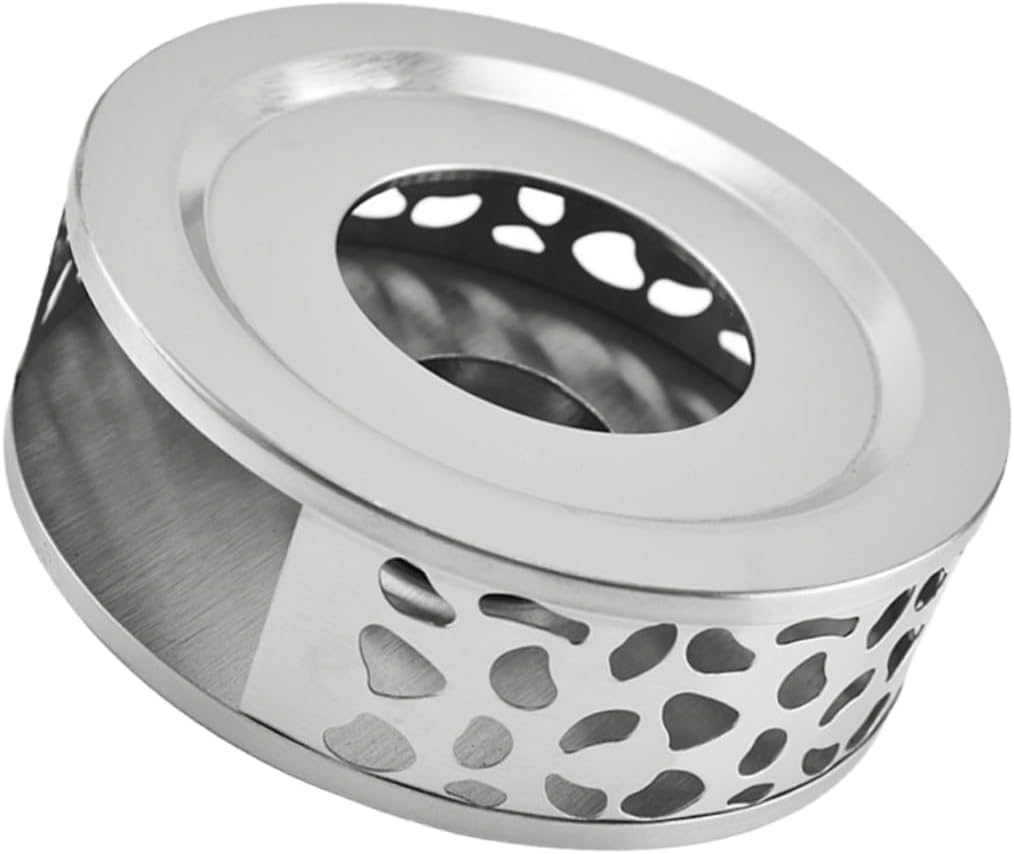 4pcs Stainless Steel Tea Warmer Heater Multi-Function for Cafe Bar Home Office Tea Accessory Cordless