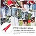 Toyvian 2pcs Snare Drum Strap Wide Belt for Snare Use Comfortable Fit Hook for Marching Bands and School Drummers