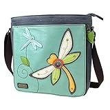 Chala Handbags Deluxe Messenger Bag Dragonfly