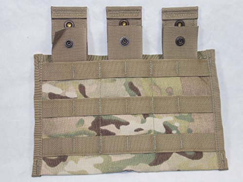 ARMY ISSUE USGI MOLLE Multicam Triple Magazine Pouch 3 MAG Side by Side 8465-01-580-0967