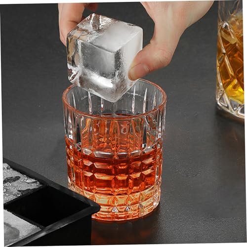 Molde de hielo silicona 2 piezas 4 cavidades 2 pulg miniatura 6