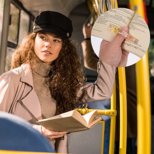 Cobee Portagagagine Libro Fiore Secco in Resina, 2...